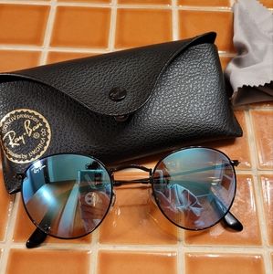 Unisex Ray-Ban Sunglasses - Round Flash